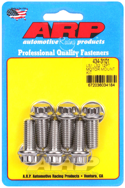 ARP LS1 LS2 SS 12pt Motor Mount Bolt Kit-thumbmail-1