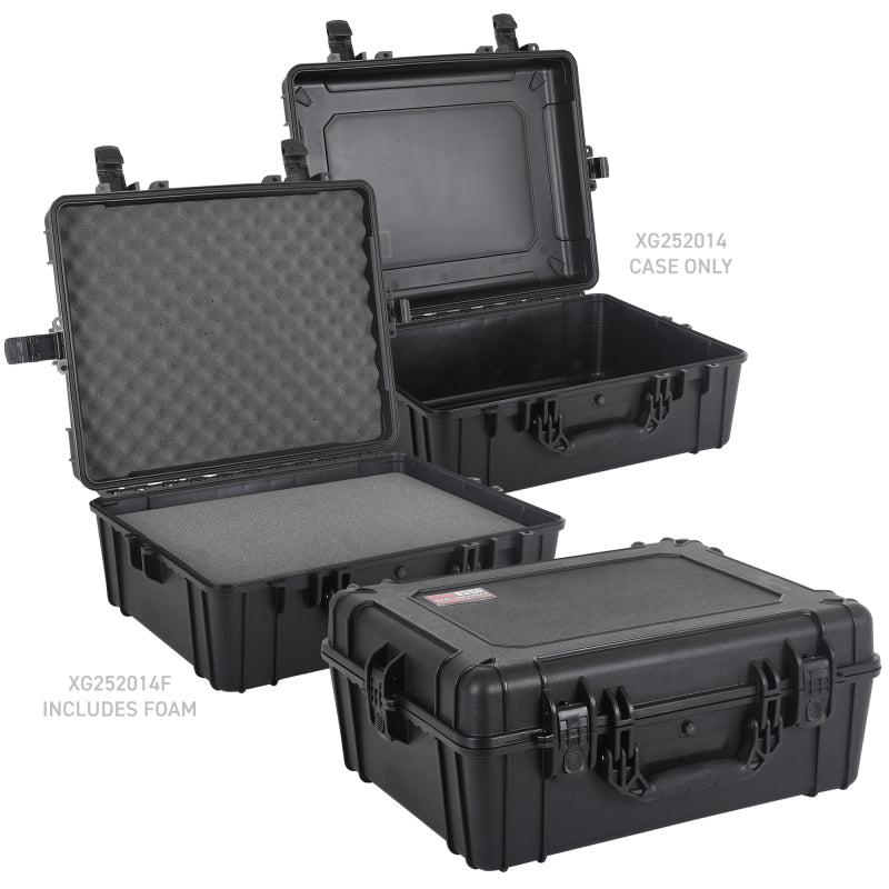 Go Rhino XVenture Gear Hard Case w/Foam - Large 25in. / Lockable / IP67 - Tex. Black-thumbmail-9