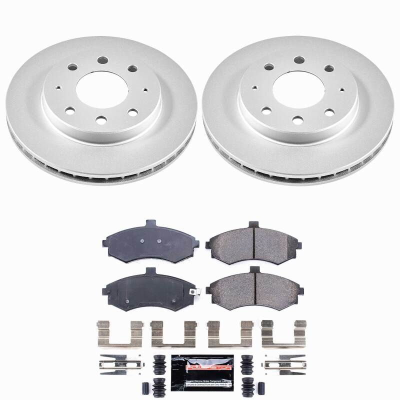 Power Stop 02-05 Hyundai Elantra Front Z23 Coated Brake Kit-thumbmail-1
