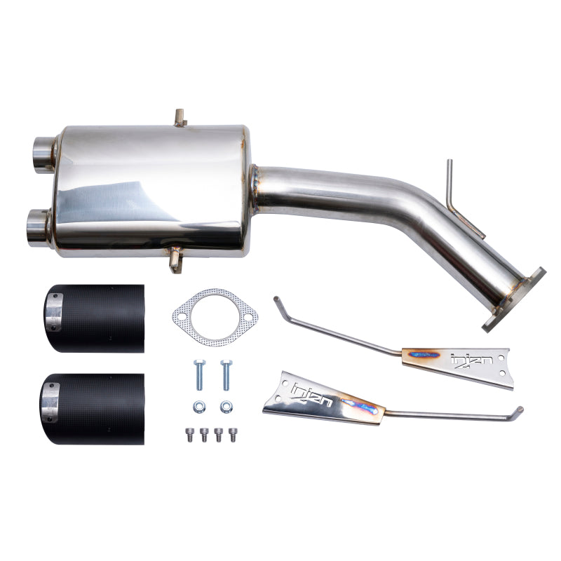 Injen 19-21 Hyundai Veloster L4 1.6L Turbo Performance Stainless Steel Axle Back Exhaust System-thumbmail-4