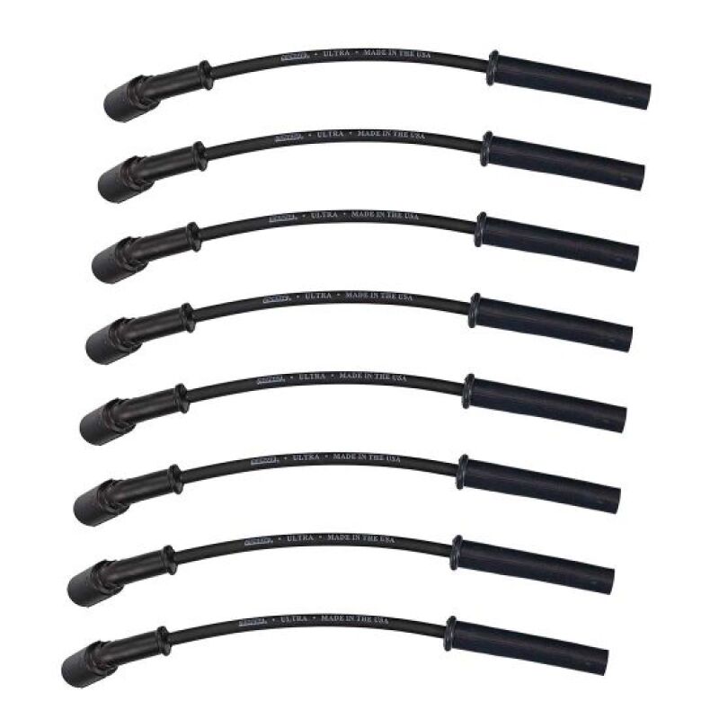 Moroso 99-13 GM LS/LQ 4.8/5.3/5.7/6.0/6.2L Ultra350 8mm Multi-Angle Boot Spark Plug Wire Set - Black-thumbmail-1