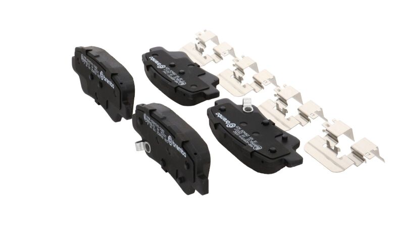 Brembo OE 21-23 Hyundai Kona/19-24 Kona Electric/19-21 Veloster Low-Met Brake Pad - Rear-thumbmail-13