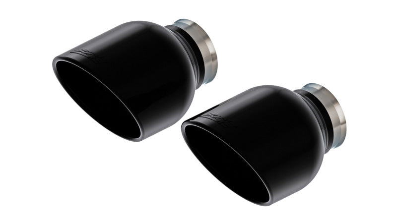Borla 15-24 Dodge Charger V8 / 2023 Chrysler 300C T-304 SS Tips 5in Outlet - Black Chrome-thumbmail-3