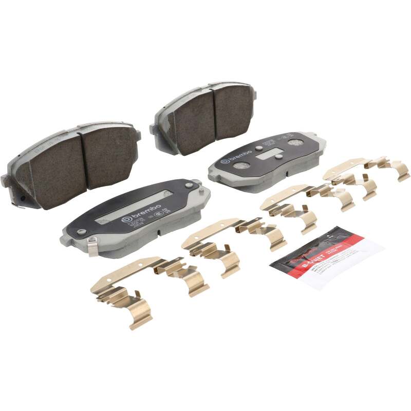Brembo OE 2018 Hyundai Elantra/18-20 Elantra GT/Kona/19-21 Veloster Ceramic Brake Pad - Front-thumbmail-1