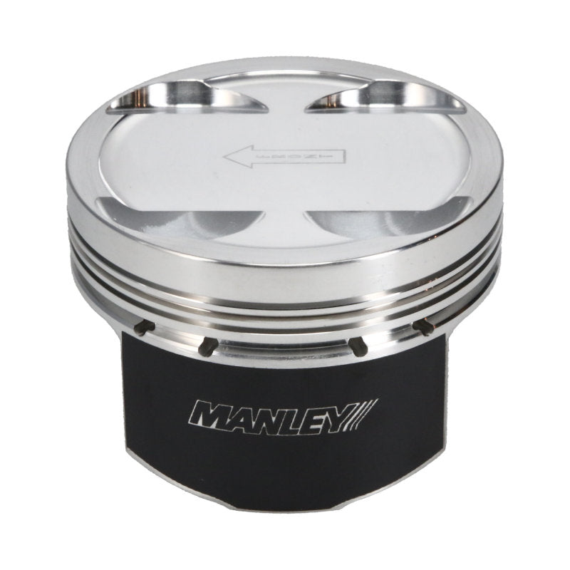 Manley 03-06 Mitsubishi Evo VIII/IX 87mm +2mm -8cc 10/10.5 CR Stroker Dish Pistons w/Rings (ED)-thumbmail-6