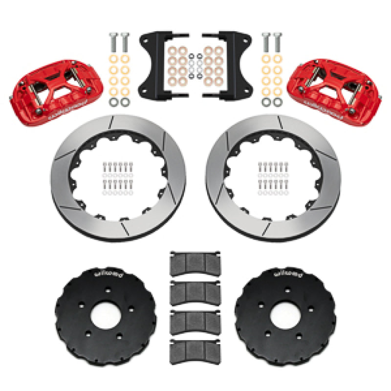 Wilwood kit front XRS6R C7 vette 2014-UP 13.06 rotor GT red-thumbmail-1