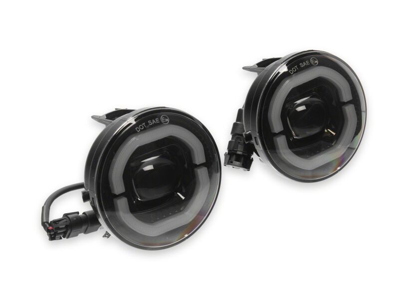 Raxiom 05-11 Toyota Tacoma LED Halo Fog Lights- White-thumbmail-3