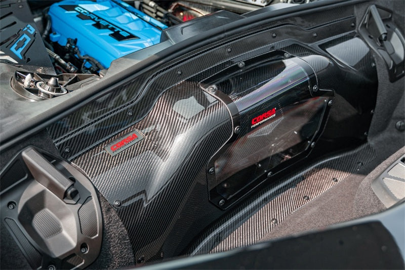 Corsa 2020+ Chevrolet Corvette C8/Z06 Carbon Fiber Air Intake Trunk Panel with Polycarbonate Window-thumbmail-3