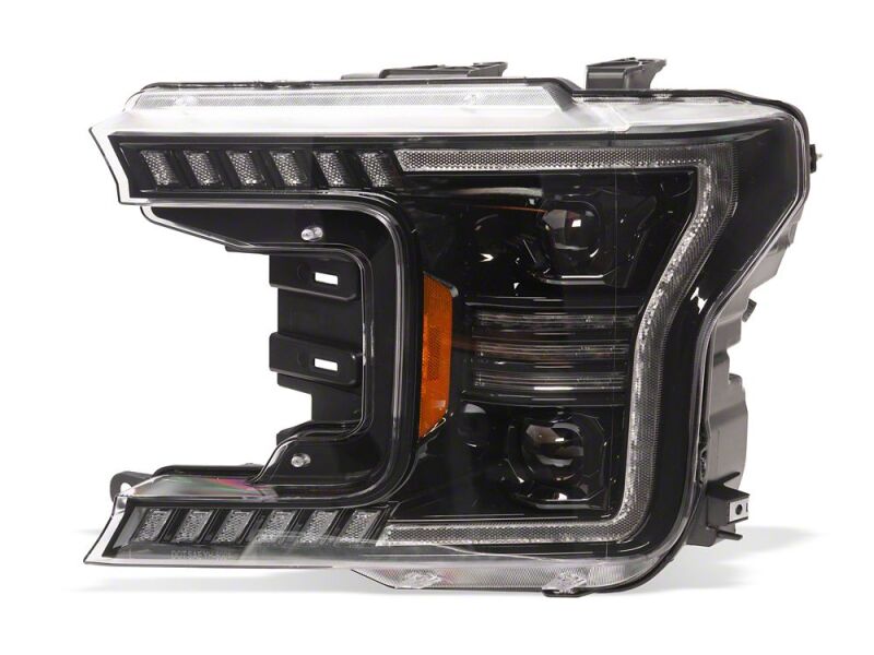 Raxiom 18-20 Ford F-150 LED Halo Surround Headlights with White DRL- Black Housing- Clear Lens-thumbmail-6