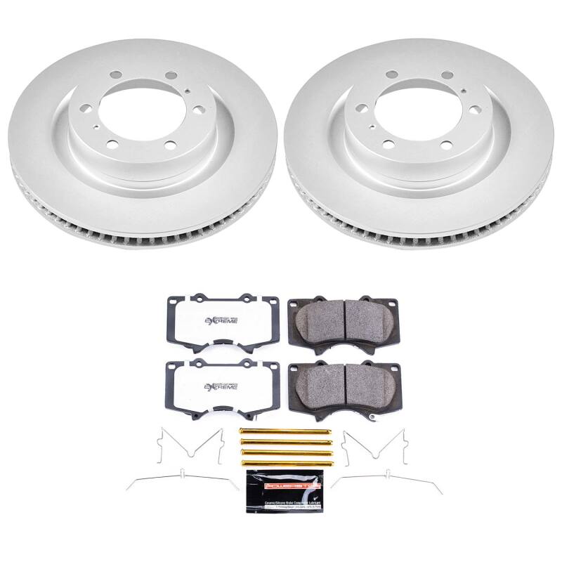 Power Stop 10-23 Lexus GX460 Front Z36 Coated Truck & Tow Brake Kit-thumbmail-1