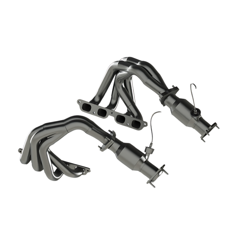 Kooks 22+ Chevrolet C8 Corvette Z06 LT6 1-7/8in. x 2in. SS Tri-Y Headers w/ GREEN Cats-thumbmail-1
