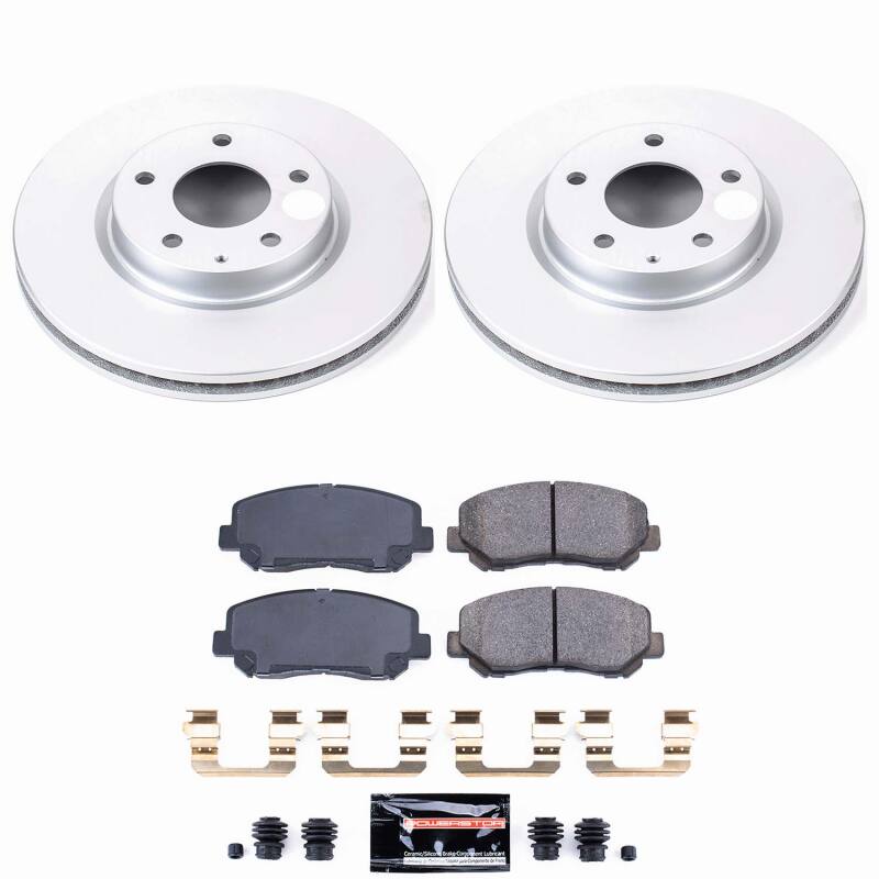 Power Stop 13-15 Mazda CX-5 Front Z23 Coated Brake Kit-thumbmail-1