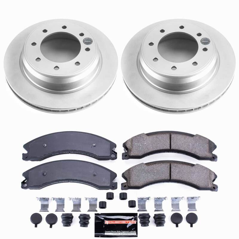 Power Stop 12-21 Nissan NV1500 Rear Z23 Coated Brake Kit-thumbmail-1