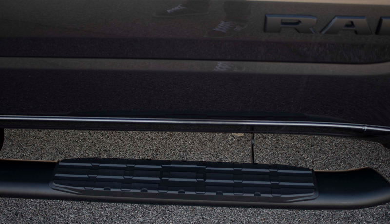 Fishbone Offroad 2019+ Chevrolet Silverado 1500 Double Cab Oval Side Steps - Black Textured-thumbmail-2