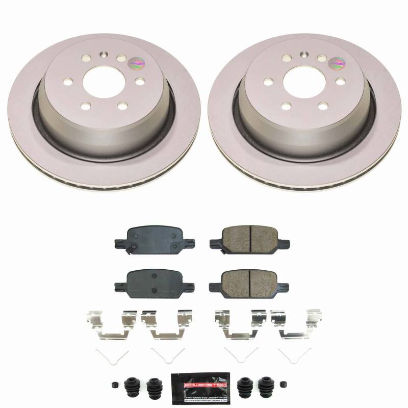 Power Stop 21-22 Chevrolet Colorado Rear Z23 Coated Brake Kit-thumbmail-1