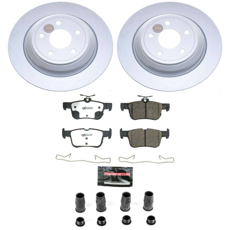 Power Stop 21-26 Ford Bronco Sport Rear Z36 Coated Truck & Tow Brake Kit-thumbmail-1