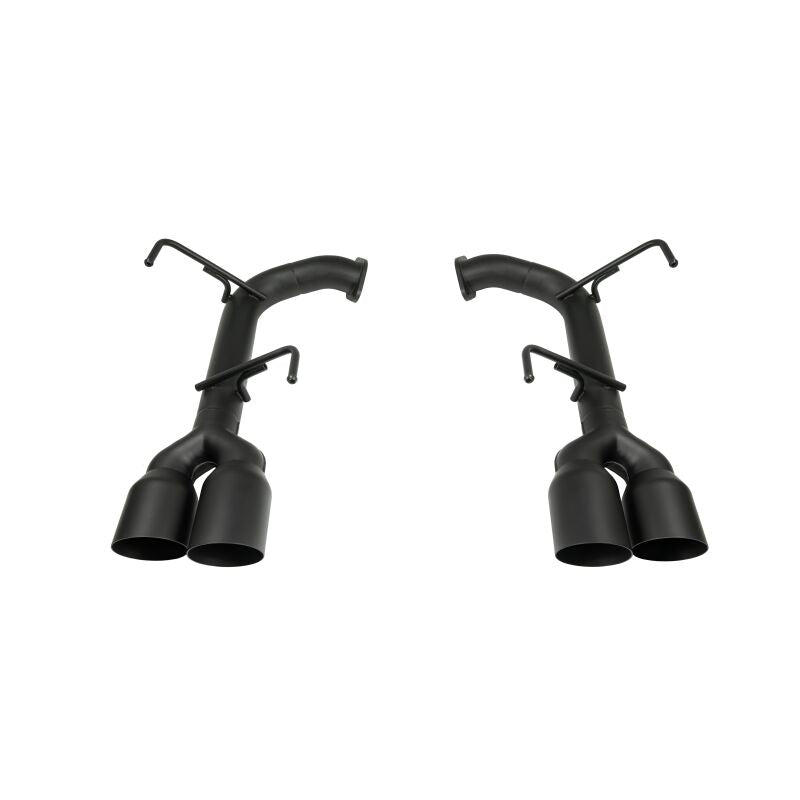 Remark 15-22 Subaru WRX STi VA Axle Back Exhaust Stainless Steel Single Wall Tip 4in Cerakote Black-thumbmail-1