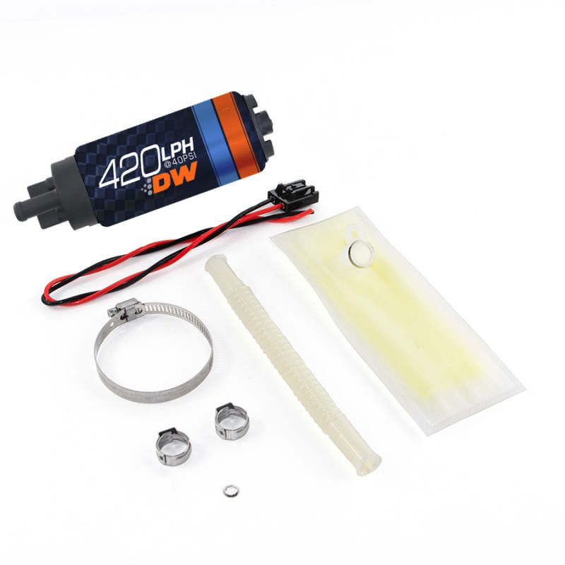 Deatschwerks DW420 Series 420lph In-Tank Fuel Pump w/ Install Kit For BMW E36 / E46-thumbmail-1