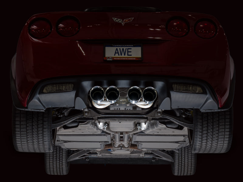 AWE Tuning 09-13 Chevrolet Corvette 6.2L Touring Edition Axle-back Exhaust w/ Chrome Silver Tips-thumbmail-7