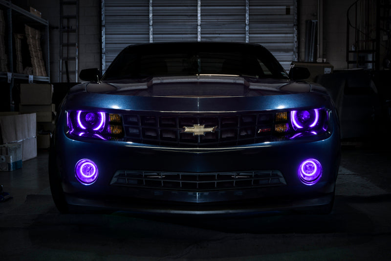 Oracle 10-13 Chevrolet Camaro LED Fog Light Halo Kit - UV/Purple-thumbmail-2