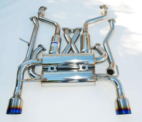 Invidia 02-08 Nissan 350z Gemini Single Layer Titanium Tip Cat-back Exhaust-thumbmail-2