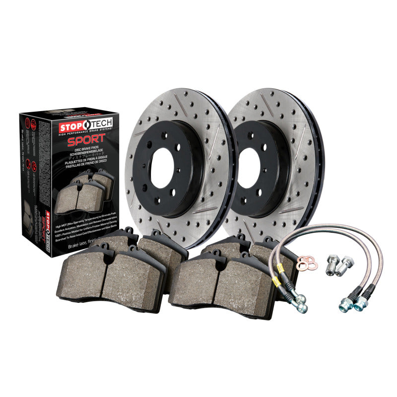Sport Axle Pack, Drilled & Slotted, Rear-thumbmail-2