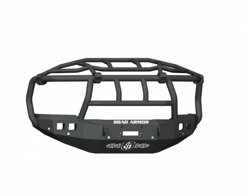 Road Armor 19-21 Ram 2500/3500 Stealth Front Winch Bumper Titan Guard w/Intimidator Guad - Tex Blk-thumbmail-1