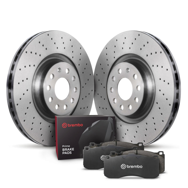 Brembo OE 12-13 Volkswagen Golf R/10-21 GTI Rear Disc Brake Kit-thumbmail-1