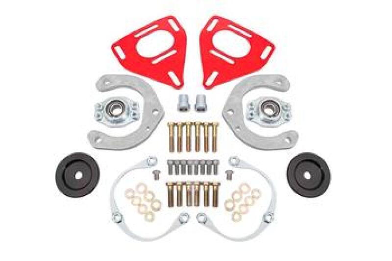 BMR 16-24 Chevrolet Camaro Caster Camber Plates (Coil-Over Only) - Red-thumbmail-1