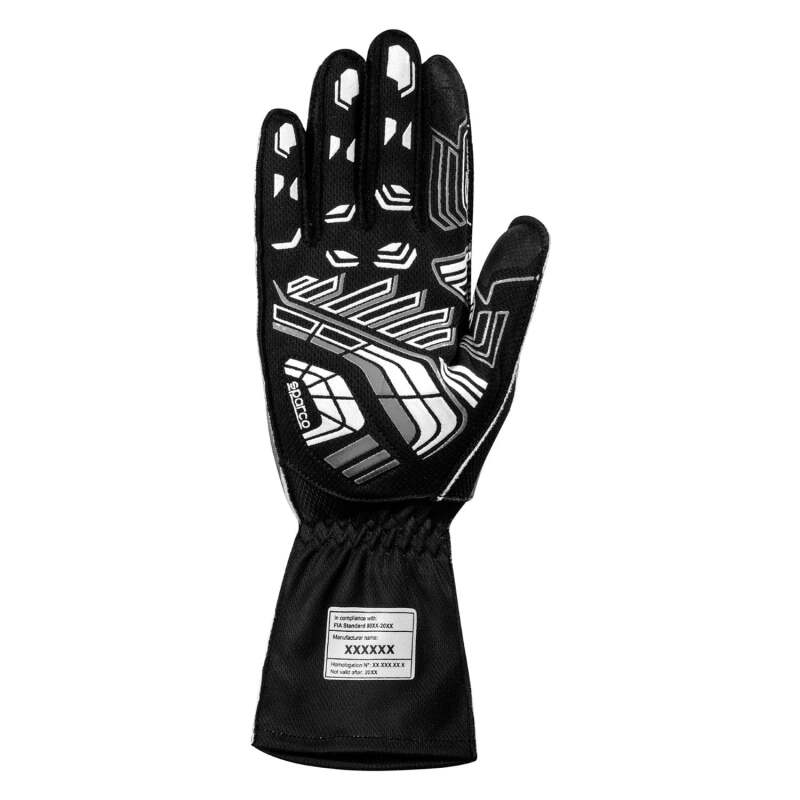 SPARCO K-Arrow+ Black/Grey Kart Racing Gloves Size 10-thumbmail-2