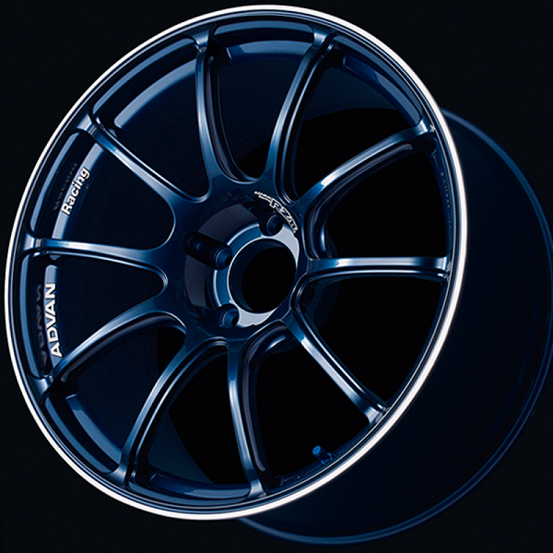 Advan RZII 18x8.0 / +48 Offset / 5-100 / 63mm Bore / Racing Indigo Blue & Ring-thumbmail-1