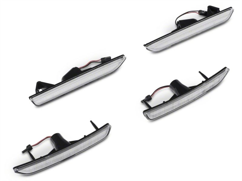 Raxiom10-14 Ford Mustang Axial Series LED Side and Quarter Marker Lights- Clear-thumbmail-6