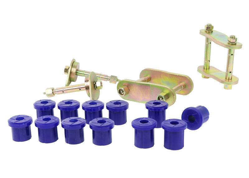 SuperPro 07+ Toyota Land Cruiser Greaseable Leaf Spring and Shackle Bushing Kit- (Rear)-thumbmail-1