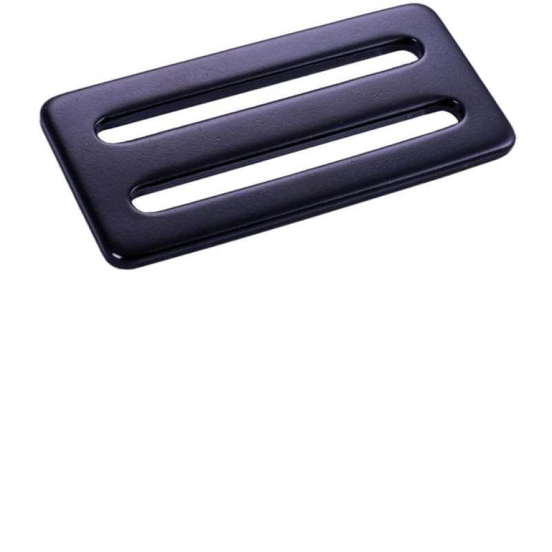 RaceQuip 3 In. Wide 3 Bar Slide Seat Belt Adjuster & Mounting Hardware / Forged Steel - Black-thumbmail-1