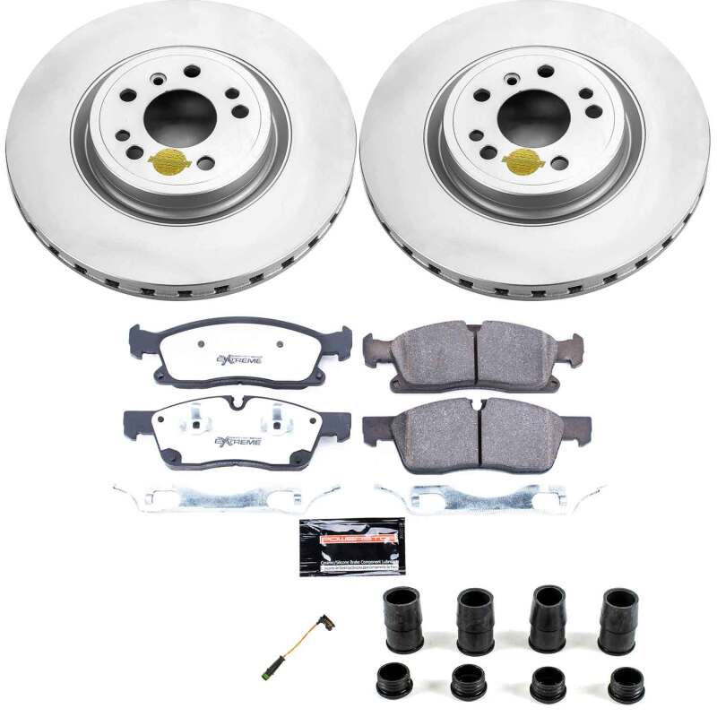 Power Stop 16-17 Mercedes-Benz GLE300d Front Z36 Coated Truck & Tow Brake Kit-thumbmail-1