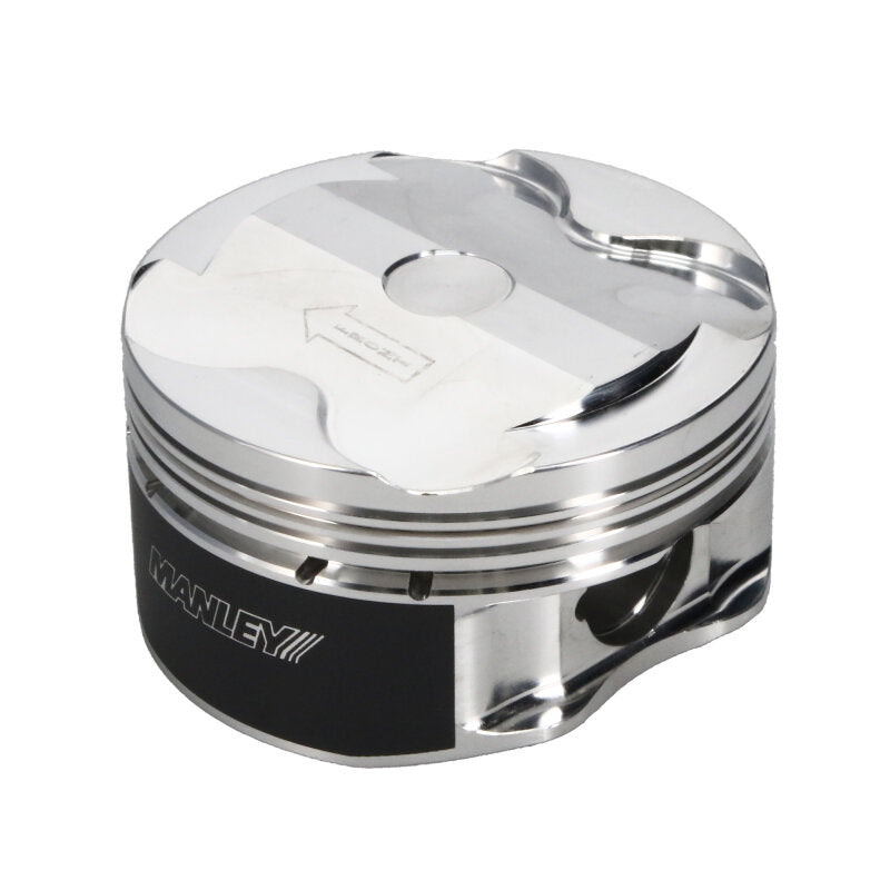Manley 2018+ Ford Coyote 5.0L 6.75cc Dish 3.700in Bore 12:1 CR 22mm Pin Platinum Ext Duty Piston-thumbmail-2