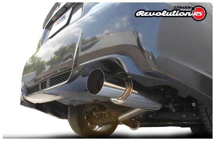 Greddy 11-14 Subaru WRX/STI (Sedan) 76mm Single Side Cat-Back Revolution RS Exhaust-thumbmail-2