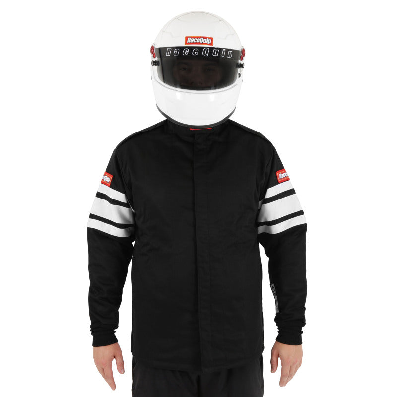 RaceQuip Black SFI-5 Jacket - Medium Tall-thumbmail-4