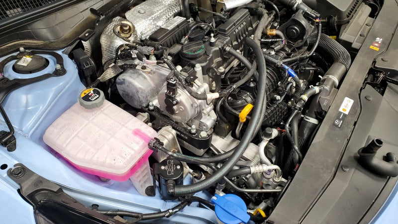 J&L 23-23 Hyundai Elantra N 2.0L Oil Separator 3.0 Passenger Side - Black Anodized-thumbmail-2