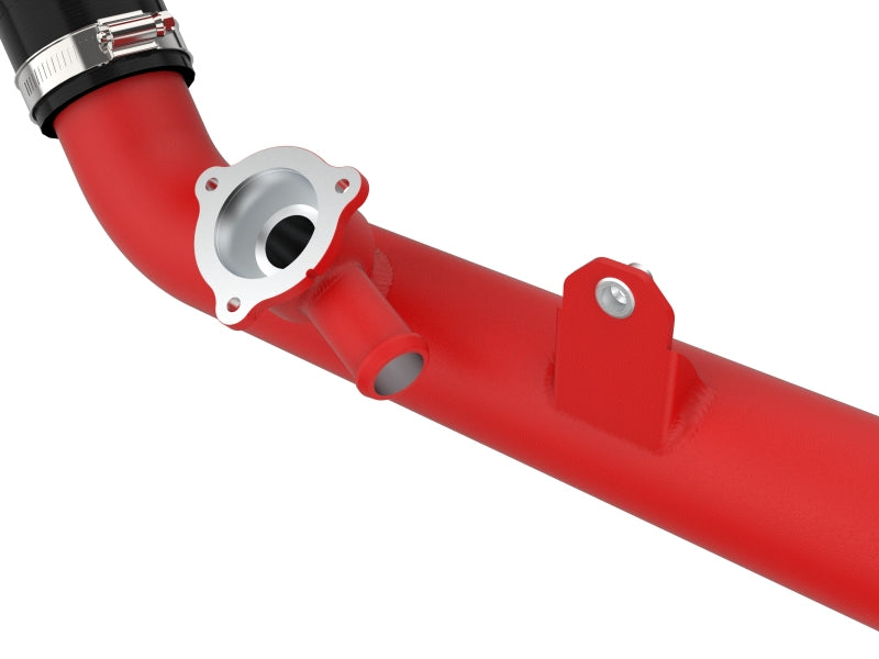 aFe 20-23 Ford Explorer ST V6 3.0L (tt) BladeRunner Aluminum Hot and Cold Charge Pipe Kit - Red-thumbmail-3
