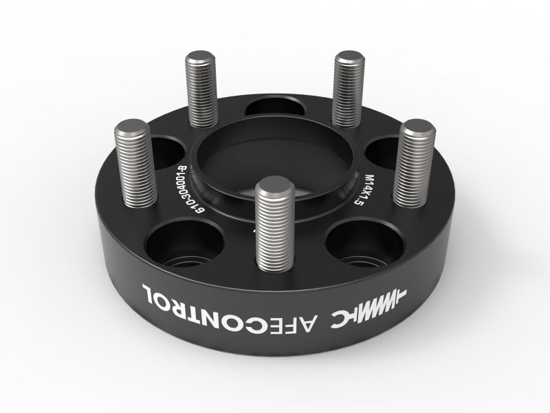 aFe CONTROL Billet Aluminum Wheel Spacers 5x114.3 CB70.5 1.25in - 15-24 Ford Mustang/20-23 Explorer-thumbmail-6