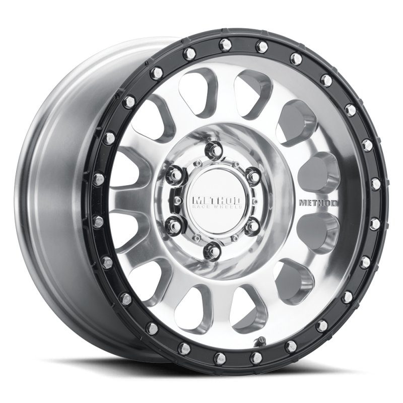 Method MR315 17x8.5 0mm Offset 6x5.5 106.25mm CB Polished Wheel - Gloss Black Lip-thumbmail-1
