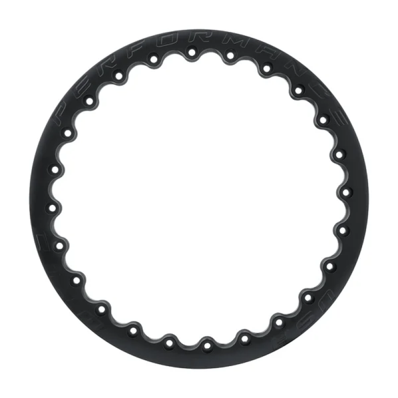 Weld Performance RF 17in Beadlock Ring A - Satin Black-thumbmail-1