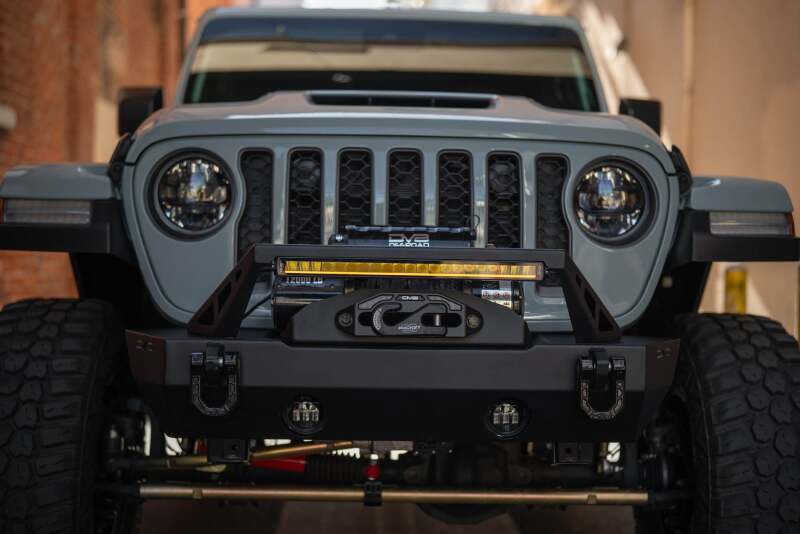 DV8 Offroad 20in Halo Elite Single Row Light Bar with Accent Light - White/Amber-thumbmail-11