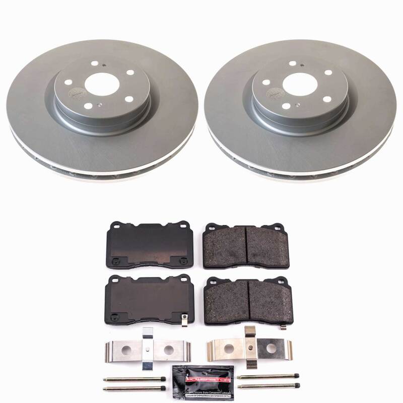 Power Stop 05-14 Subaru Impreza Front Z23 Coated Brake Kit-thumbmail-1