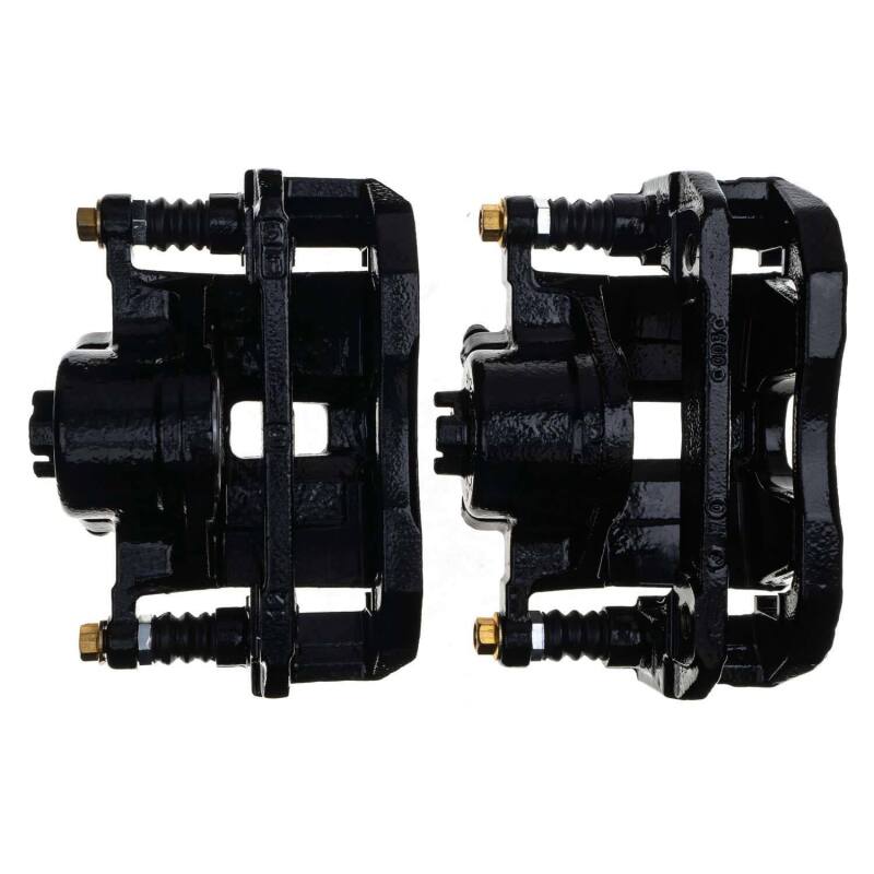 Power Stop 01-03 Acura CL Front Black Caliper - Pair w/Bracket-thumbmail-4