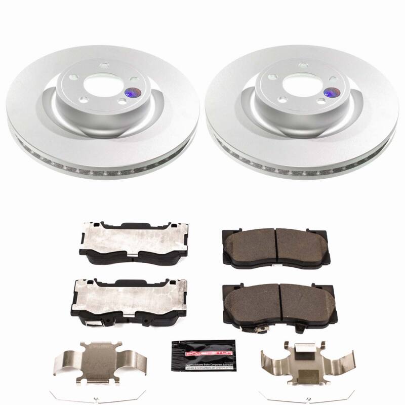 Power Stop 21-23 Ford Mustang Front Z23 Coated Brake Kit-thumbmail-1