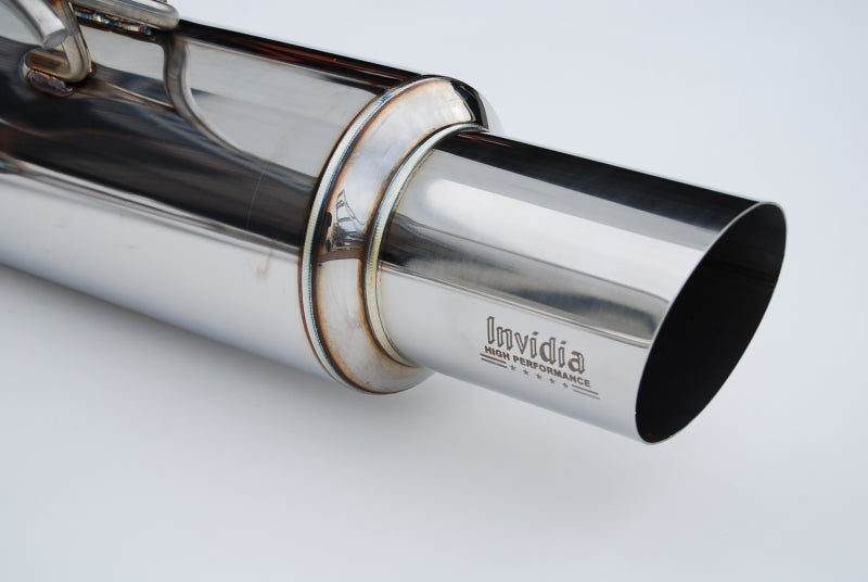 Invidia 2022+ Subaru WRX N1 Twin Outlet Single Layer SS Tip Cat-Back Exhaust-thumbmail-4