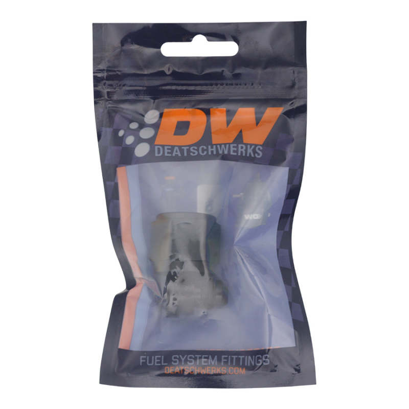 DeatschWerks 10AN Female Flare to 6AN Male Flare Reducer - Anodized Matte Black-thumbmail-2