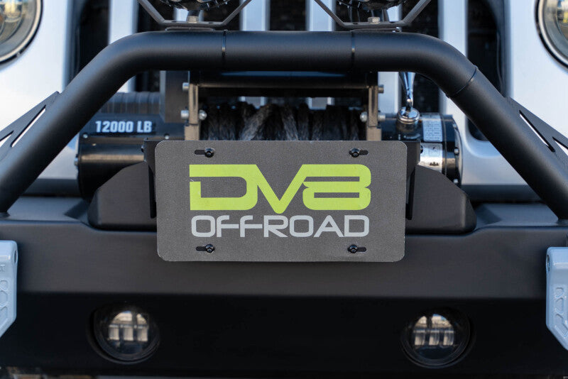 DV8 Offroad Fairlead Mounted Flip-Up License Plate Bracket-thumbmail-10